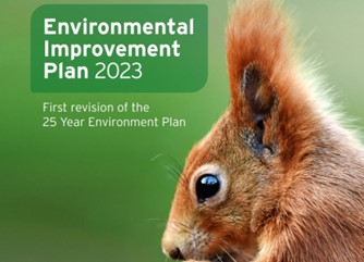 Front cover of the first revision of the Environmental Improvment Plan 2023