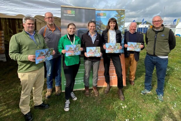 Members of the Northwoods Team with Forestry Commission's WiMFIF Team at the Northwoods launch.